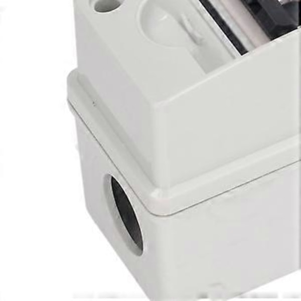Brytare 2P 16A IP65 Vattentät PV Solcell Frånkopplingsbrytare med Distributionsbox DC 12-400V AC 90-400V