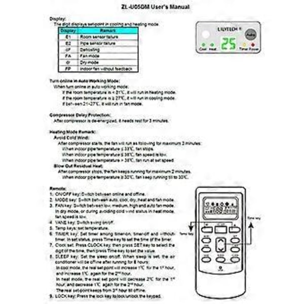 -U05DM, PG Motor, Universelt AC Kontrolsystem, Universelt A/C Kontrolsystem, Controller