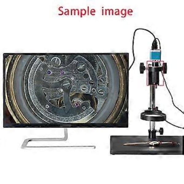 Industri Video Mikroskop Kamera C-Mount Objektiv 150 Multiplar Justerbar Förstoring Zoom 150X C-MOUNT