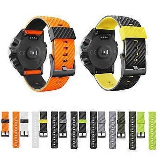 Kompatibel med Suunto 7 9 Baro D5 Justerbar Silikone Vaskbar Udskiftningsrem Armbånd Vandtæt Vaskbar