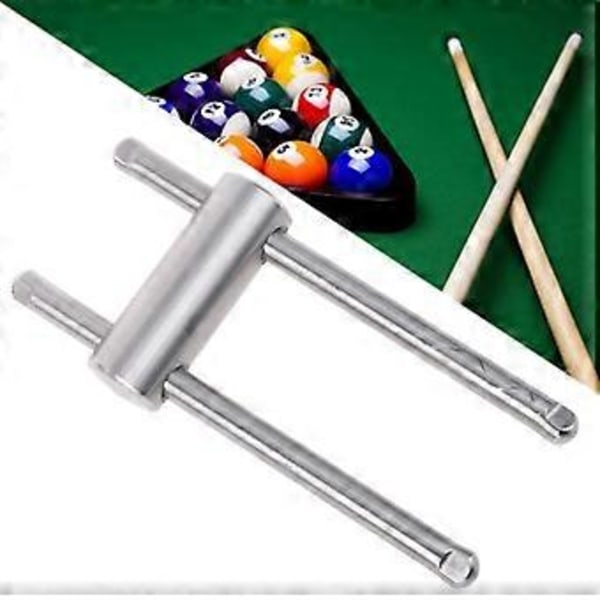Ruostumattomasta teräksestä valmistettu lyöntipään muotoilutyökalu 14 mm biljardipöydän snookerpöydän litteille kepeille