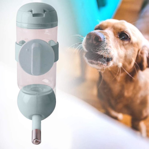 Droppfri hundevanndispenserflaske - kan heves og senkes