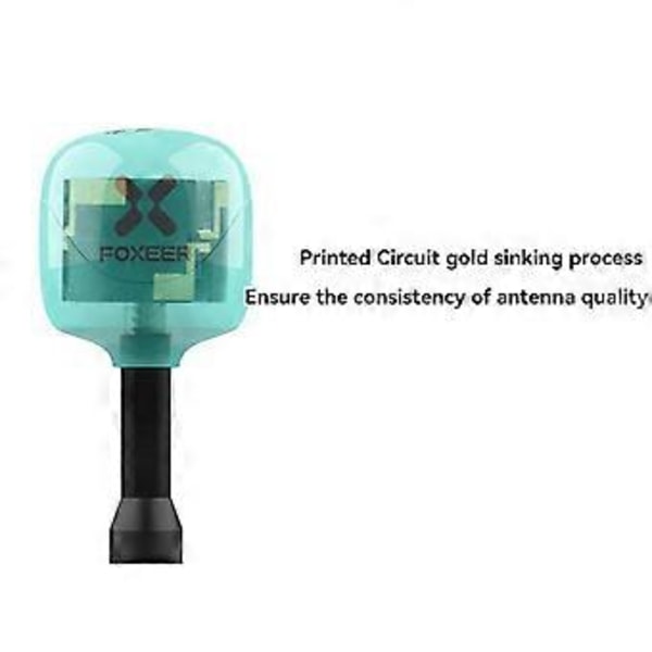 2 STK FPV Antenne Lollipop 4+ Plus 2.6dBi 5.8G Mini Omni Antenne MMCX LHCP til RC FPV Racing Drone C