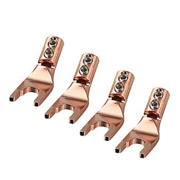 Audio Haarukka Lapioliitin Kaiutinkaapelille DIY Kaiutin Lapioliitin