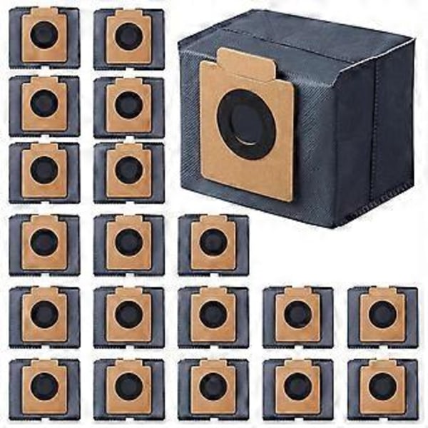 20 kpl pölypusseja X10 Pro Omni & X8 Pro itse tyhjentyvään asemaan, 2,5 litran robotti-imurin pölypussien vaihtopusseja