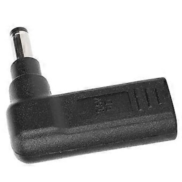 4.8x1.7mm Typ‑C Hona till DC Hane Adapter Portabel Förlängning Vinkel Typ‑C till DC Adapter för Typ-C Datakabel