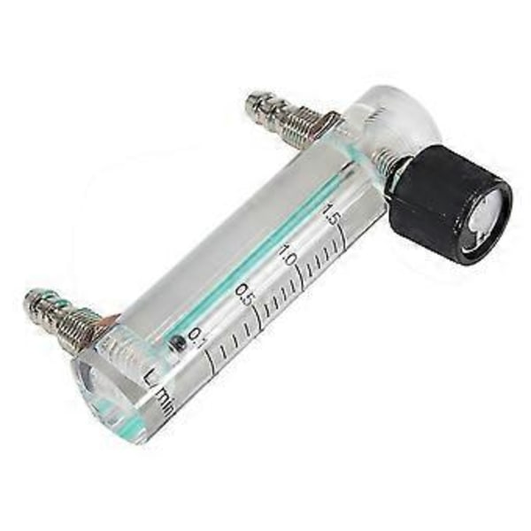 Syre Luftflödesmätare 0-1.5lpm 1.5l Flödesmätare Med Kontrollventil För Syre Luft