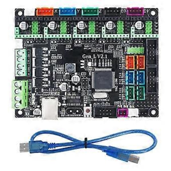 MKS Gen-L V2.1 3D Printer Kontrolkort Bundkort Open Source Marlin Support A4988 TMC2209/2208/TFT35 BL-TOUCH