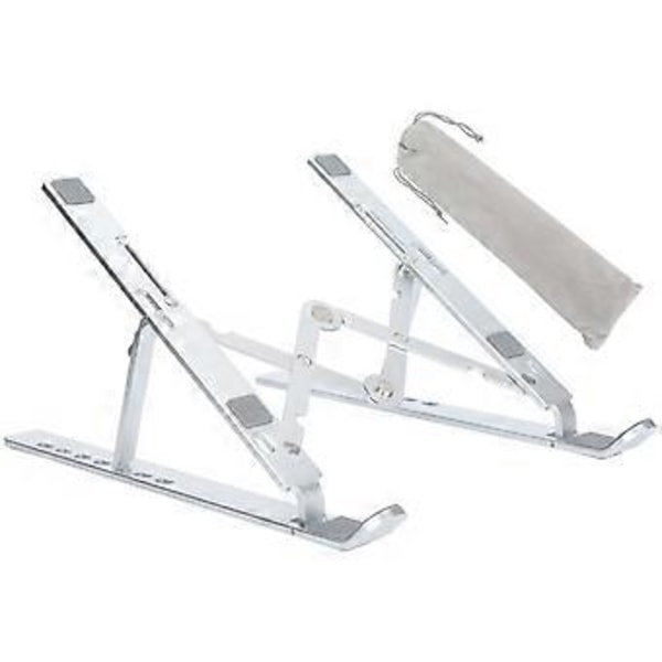 Foldbar Notebook Stand: Anti-Skrid Trekantet Støtte til Laptops Op Til 15.6in
