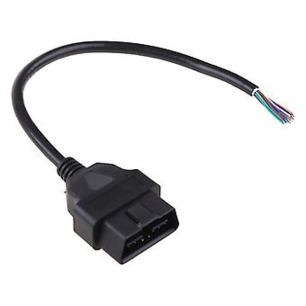 30cm Längd OBD2 16Pin Hane Kontakt Adapter Öppningskabel Anslutning För ELM327