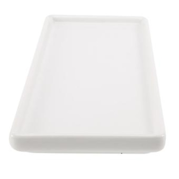 Rektangulær Keramisk Bakke Porcelænsplade Bakke