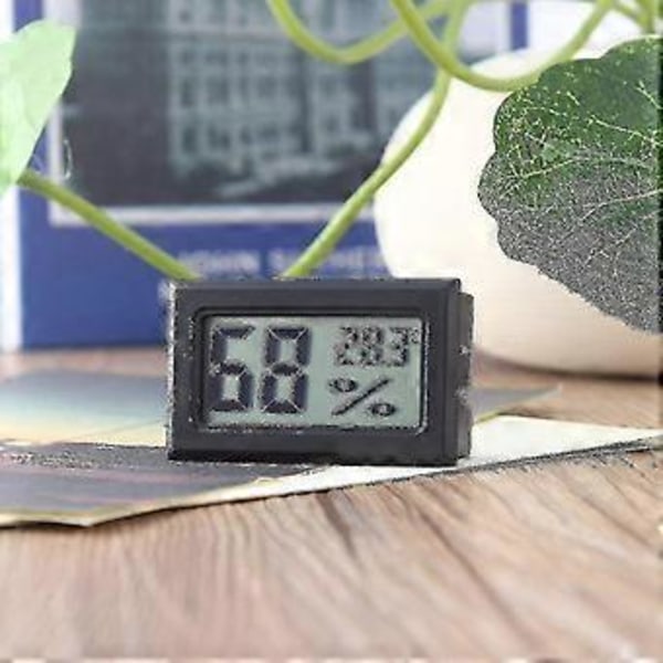 5-pack Mini Hygrometer Liten Digital Termometer Hygrometer LCD-skärm Inomhus