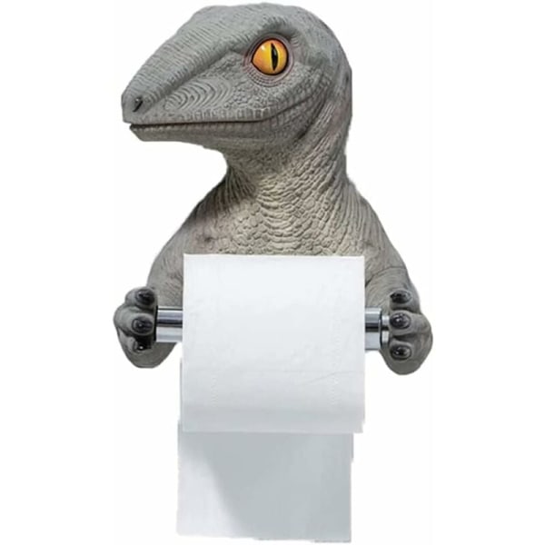 Dinosaur Toiletpapirholder - Ingen boring, Toiletpapirholder til badeværelset Opbevaring Toiletpapirholder Papirhåndklædeholder til hjemmet, hotel