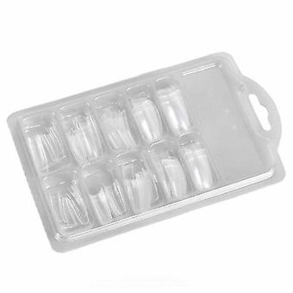 100 stk. Neglekunst Halv Fuld Dækning Kunstige Falske Negle Tips Manicure 05#