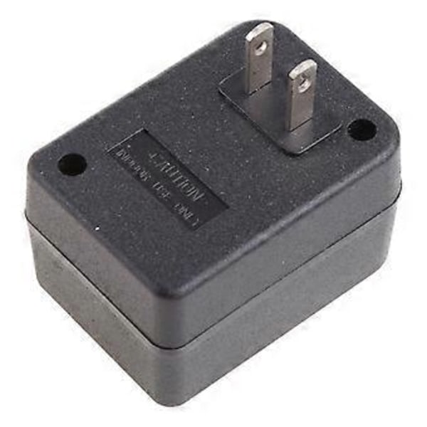 Uusin Jännitteenkorotusmuunninadapteri 110V US - 220V US EU Musta 1 kpl