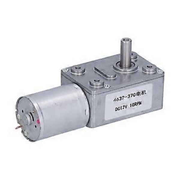 Turbo-kierukkavaihdemoottori itselukittuva metallinen DC 12V 10rpm lisävaruste tee-se-itse projekteihin 4632370