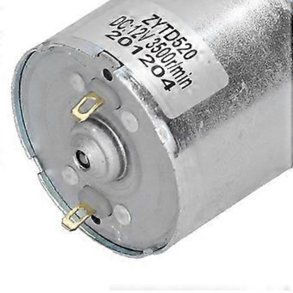 Sähkömoottori, pieni nopeuden vähennys, hiljainen, huokoinen laakeri, koneen lisävarusteet DC 12VZGA37RG 110R-12V