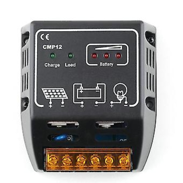 Aurinkosäädin Cmp12 20a 12v/24v Aurinkojärjestelmän valvonta Pv Pwm