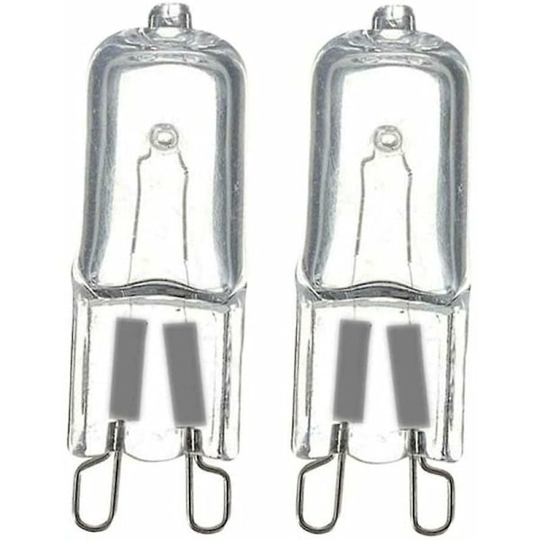 G9 Halogenlampa 40W 230V 2-stiftsbas Ersättningslampor, Dimbar, (2-pack) [Energiklass C]