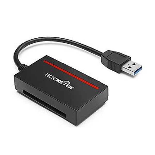 Cfast 2.0 -lukija USB 3.0 - SATA-adapteri Cfast 2.0 -kortille ja 2,5 tuuman HDD-kiintolevylle / SSD:n luku- ja kirjoitus