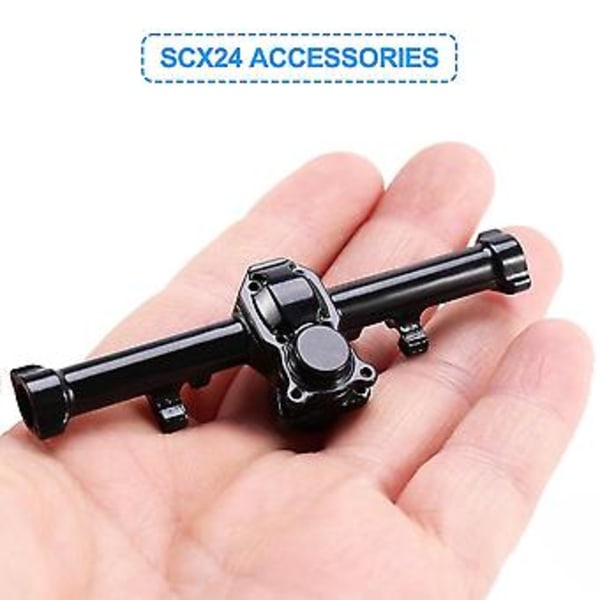 Til 1/24 Rc Crawler Bil Axial Scx24 90081 Axi00002 Dele Metal Front & Bagaksel Diff Cover Opgradering
