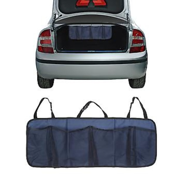 Multifunktionel Foldbar Sæderyg Multi-Lomme Bil Opbevaringsnet Taske Organizer Holder