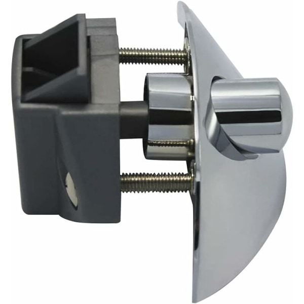 Caravan Rv Skap Skuff Lås, Nøkkelfri Skap Lås med Trykknapp Sink Legering Lås Låsing Dør for Caravan Rv Skap Skuff Camper Kit