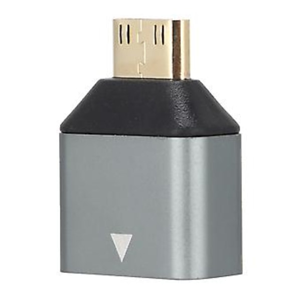 Mini HD Multimedia Interface Adapter Mini Han til Hun Aluminiumlegering 4K HD Adapter