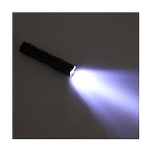 10st Mini Varm Led Blixt Ficklampa Portabel Ful Led F