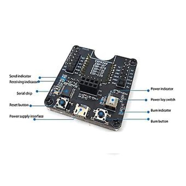 Esp8266 Testikehyspoltin Kehityskortti Wifi-moduuli Tuki Esp-12f Esp-07s Esp-12e Esp-01s