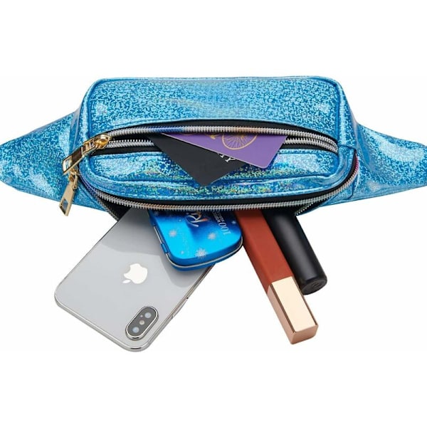 DENUOTOP Höftväska Liten Dam Bältesväska Midjeväska Liten Konstläder Fanny Pack Flickor Sportväska Axelväska Midjeväska Löpning Vandring Semester