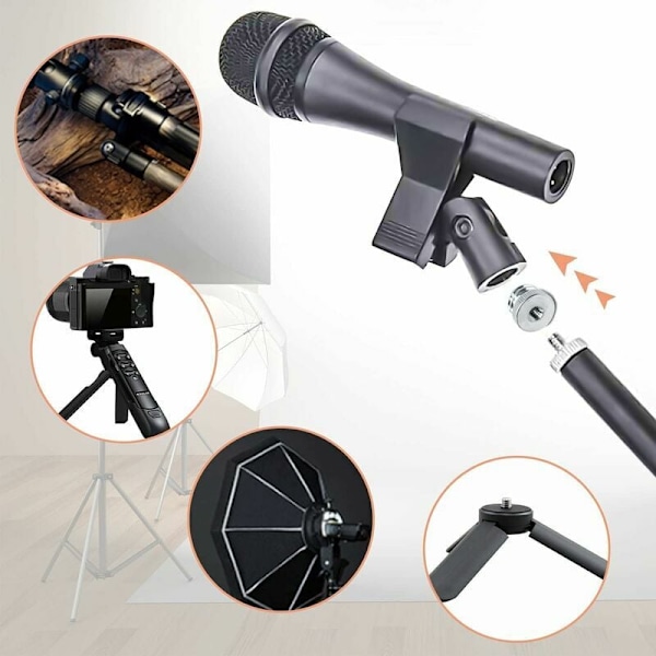 Gängad skruvadapter 1/4 tum - 20 5/8 tum - 11 1/4 tum 5/8 tum för Bosch lasernivåstativadapter