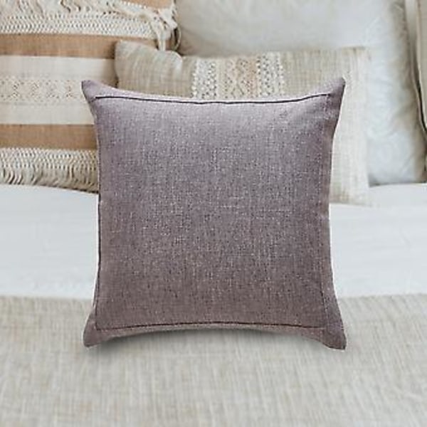 45 x 45cm Putetrekk Sofa Komfortabelt Putetrekk Hjemmekontor Dekor Svart Grå