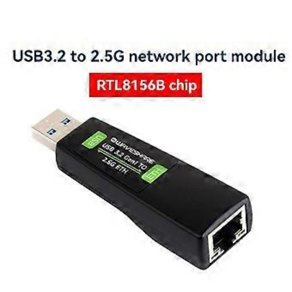USB3.2 til 2.5G Port Konverter Modul Højhastigheds Internetadgang Driverfri Plug Play Multi-System Kompatibelt Modul