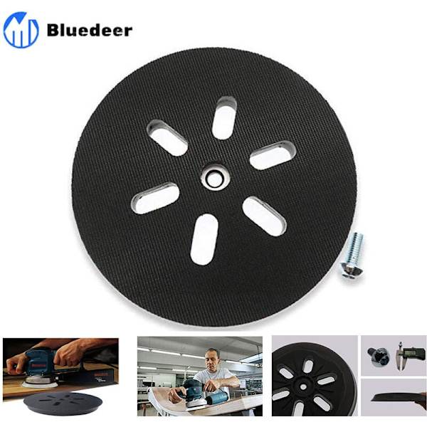 150 mm slibepude - til Bosch GEX 150 AC, PEX 15 AE, GEX 150 Turbo excentersliber - 150 mm med W-skrue