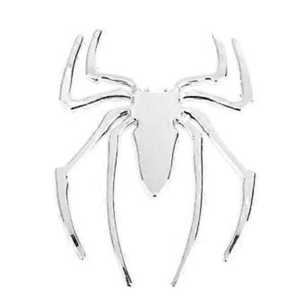 3D Bilmærkat HOT Universal Metal Spider Emblem Chrome Motor Mærkat Ornament