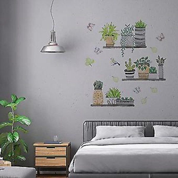 2 stk. Plante I Avtakbare Klistremerker Kunst DIY Plante R R