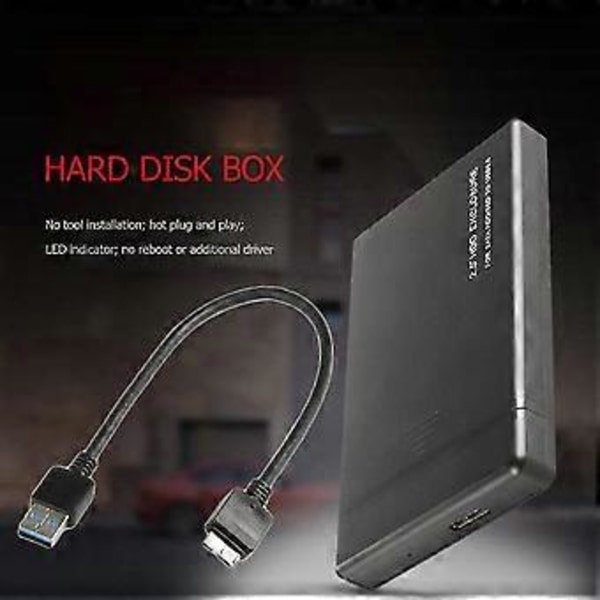 SATA 3.0 Harddisk Boks Kabinet Mini SSD Ekstern Kabinet Tilbehør USB 3.0 2.5\"