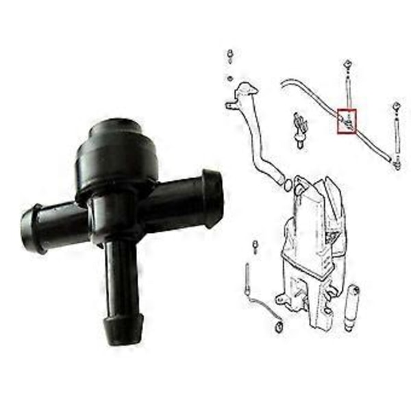 Bilviskerkontroll for ventilspyler frontrute automatisk vindskjerm erstatningstilbehør passer for Volvo C30 C70 S40 S60 S70 9178