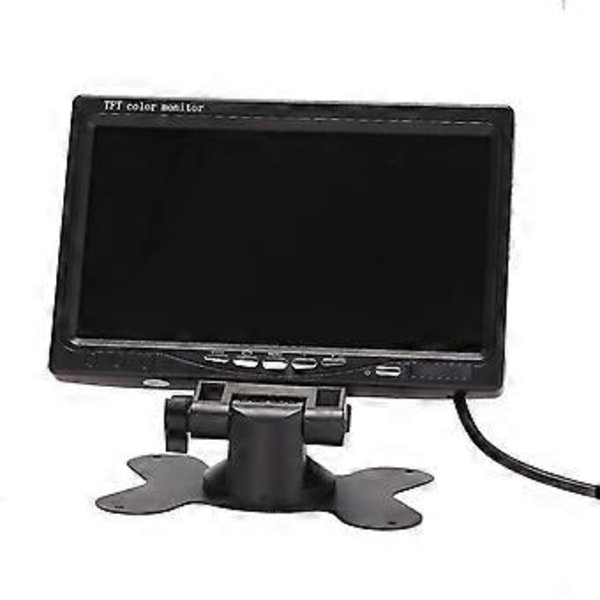 12v-24v 7 Tommers Tft Lcd Farge Hd Skjerm for Bil Cctv Ryggekamera Bil Ele