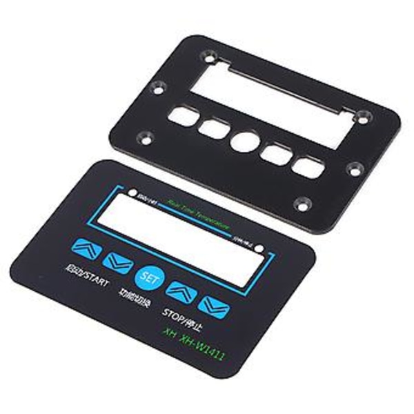 DC12V Fin Digital LED Temperaturkontroller Termostat Kontrollbrytare Sond