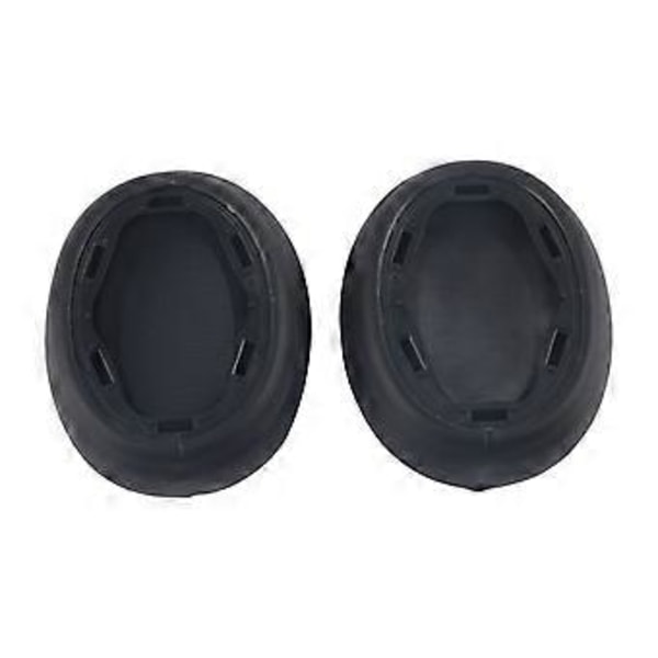 Øreputer Mykt Proteinlær Erstatning Memory Foam Øreputer Deksel for WHH910N Headset (Svart) Noir