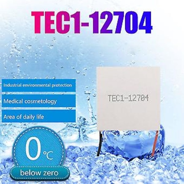 Tec1-12704 Termosähköinen Er Peltier 30mmx30mm Tec1 12704 Elementtimoduuli 12v4a Ing Peltier