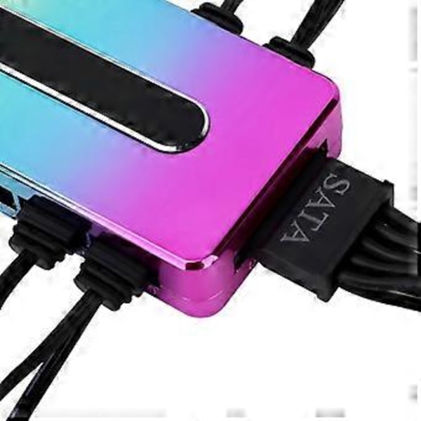 Lighting Hub Integrerad ARGB Fläkthubb SATA-gränssnitt REV.A 5V ARGB Belysningshubb
