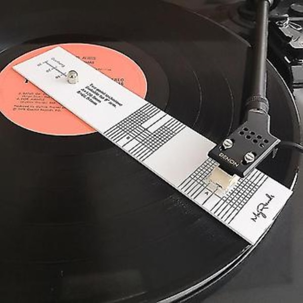 Äänirasian kalibrointietäisyyden mittari levysoittimelle Lp vinyylilevysoittimelle äänirasialle S