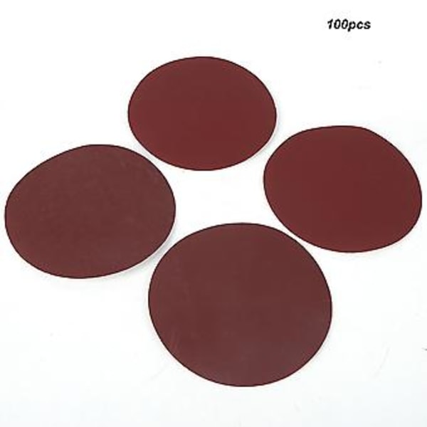 100 kpl 125 mm:n (5 tuuman) hiomapaperilevyjä, 2000 karkeutta, samettipintainen hiomapaperi kiillotukseen ja hiontaan - Kestävä ja tehokas