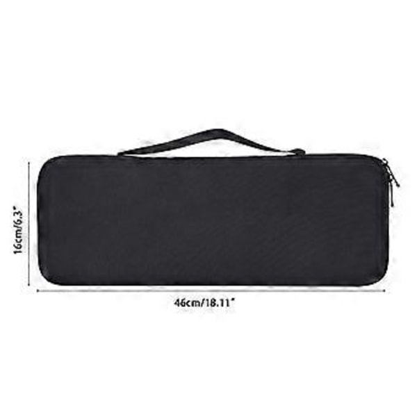 Bærbar hardt etui for MX Keys Advanced trådløst opplyst tastatur reise hjemmekontor, kun for etui