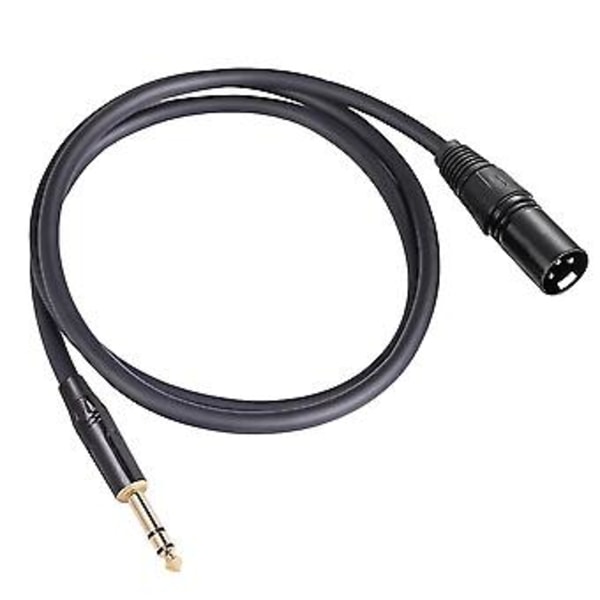 6,35 mm 1/4 tomme til XLR O mikrofonkabel - til XLR Bad Ser mikrofonkabel, 1 meter