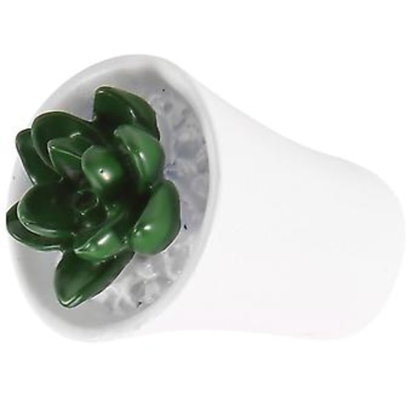 1/12 Nukkekodin Miniatyyri Vihreä Kasvi Ruukkukukka Tarvikkeisiin Mini Kohtaus Keinotekoiset Mehikasvit A