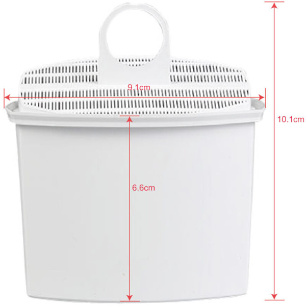 KWF2 filtre, erstatning for Braun Brita KWF2 kaffemaskiner, Braun KF560, KF130, KF140, KF550, KF570 (6 stk.)